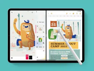 Ứng dụng Tayasui Sketches Pro trên iPad (Ảnh: Internet). Ứng dụng Tayasui Sketches Pro trên iPad (Ảnh: Internet).