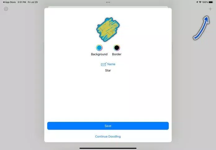 Ứng dụng Sticker Doodle trên iPad (Ảnh: Internet). Ứng dụng Sticker Doodle trên iPad (Ảnh: Internet).