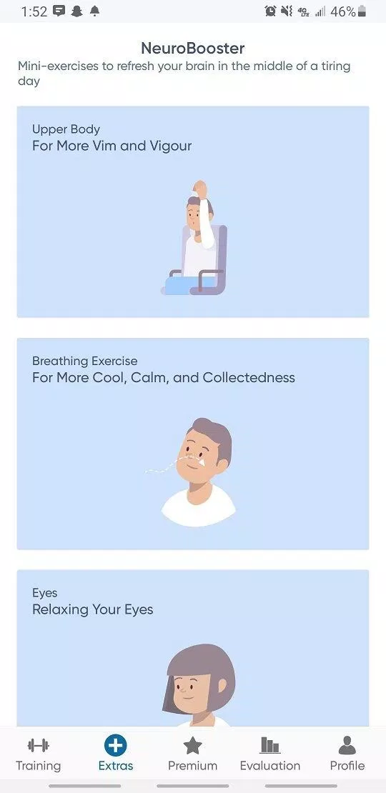 NeuroBoosters là những bài tập nhỏ kích thích cả cơ thể và trí não của bạn (Ảnh: Internet).