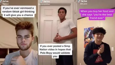Simp trở thành meme của rất nhiều video trên Tiktok (Ảnh: Internet)