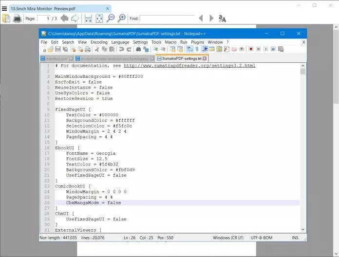 Phần mềm Sumatra đọc file PDF (Nguồn: Internet) Phần mềm Sumatra đọc file PDF (Nguồn: Internet)