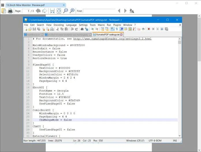 Phần mềm Sumatra đọc file PDF (Nguồn: Internet) Phần mềm Sumatra đọc file PDF (Nguồn: Internet)