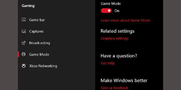 Cách bật Game Mode trên Windows 10 (Nguồn: Internet) Cách bật Game Mode trên Windows 10 (Nguồn: Internet)