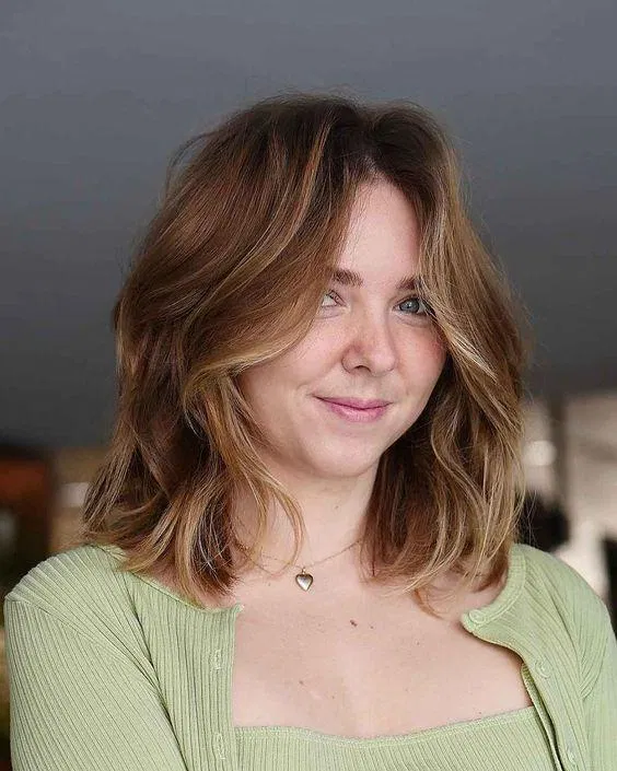 Long Bob Cut với highlight. (Nguồn ảnh: Internet)