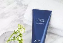 Sữa rửa mặt cấp ẩm AHC Premium Ex Hydra B5 Soothing Foam (ảnh: internet0