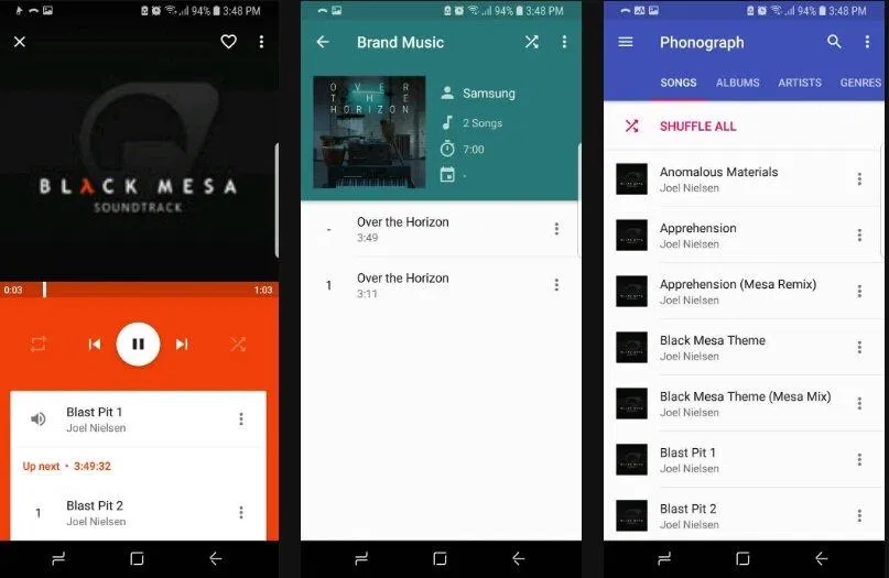 Ứng dụng nghe nhạc offline Phonograph Music Player (Ảnh: Internet) Ứng dụng nghe nhạc offline Phonograph Music Player (Ảnh: Internet)