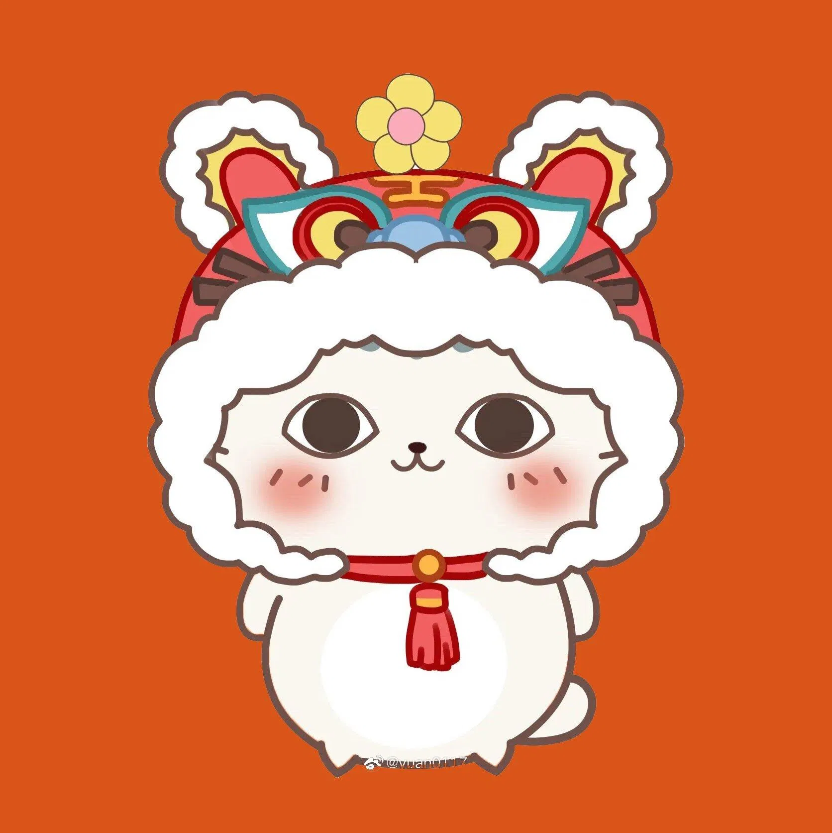 Avatart Tết 2023 Quý Mão hình mèo đáng yêu hài hước. (Ảnh: Internet)