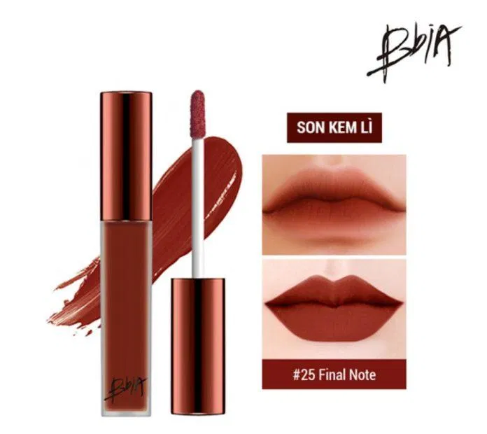 Final Note có màu đỏ nâu dễ dùng, phù hợp mọi tone da. (Nguồn: Internet).