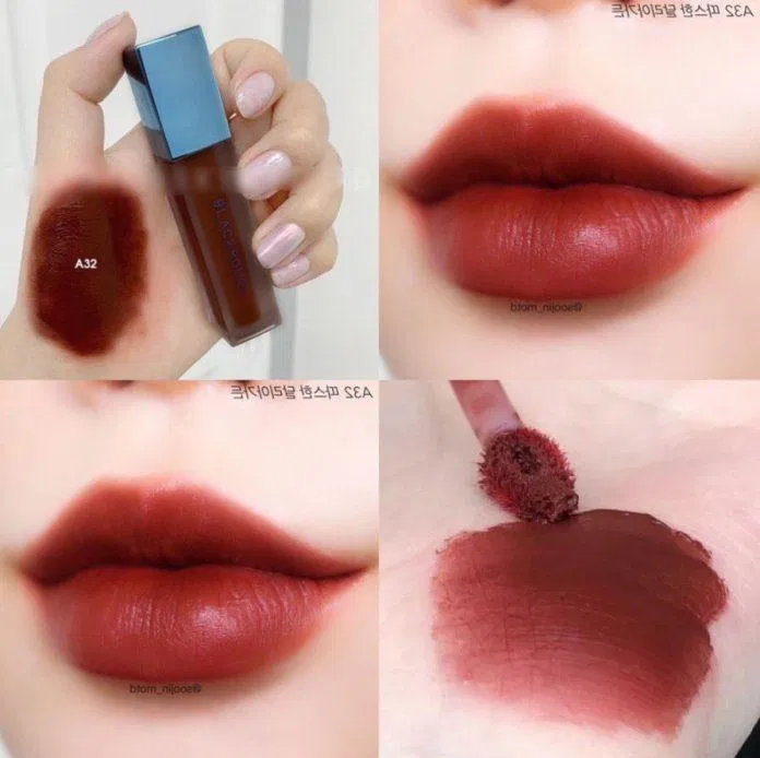 Màu đỏ nâu trầm siêu đẹp của cây A32 nhà Black Rouge. (Nguồn: Internet).