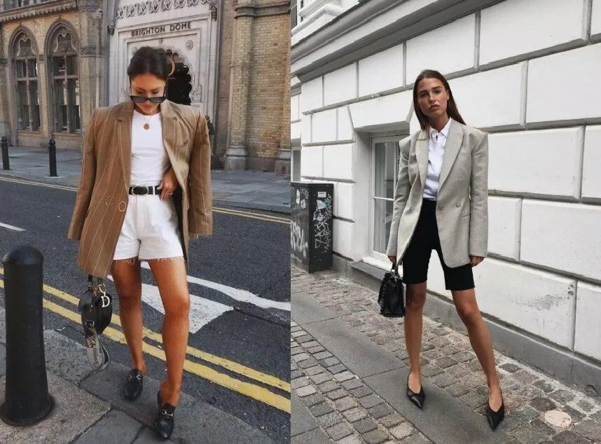 Blazer phối short cho vẻ ngoài thời trang