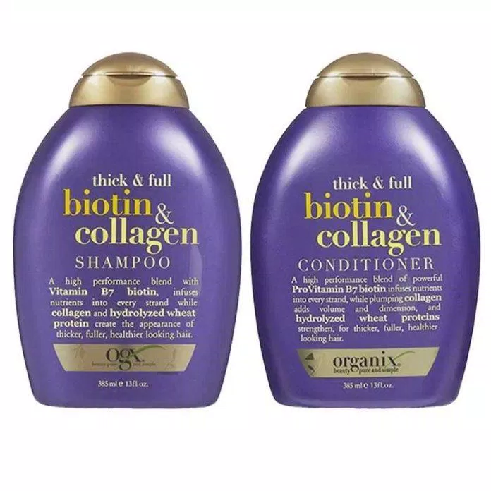 Dầu gội, xả Organix Biotin & Collagen (Ảnh: Internet)