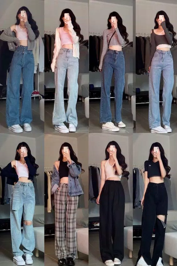 Những mẫu áo croptop được khá nhiều bạn trẻ "săn đón" thời gian gần đây (Ảnh: Pinterest)