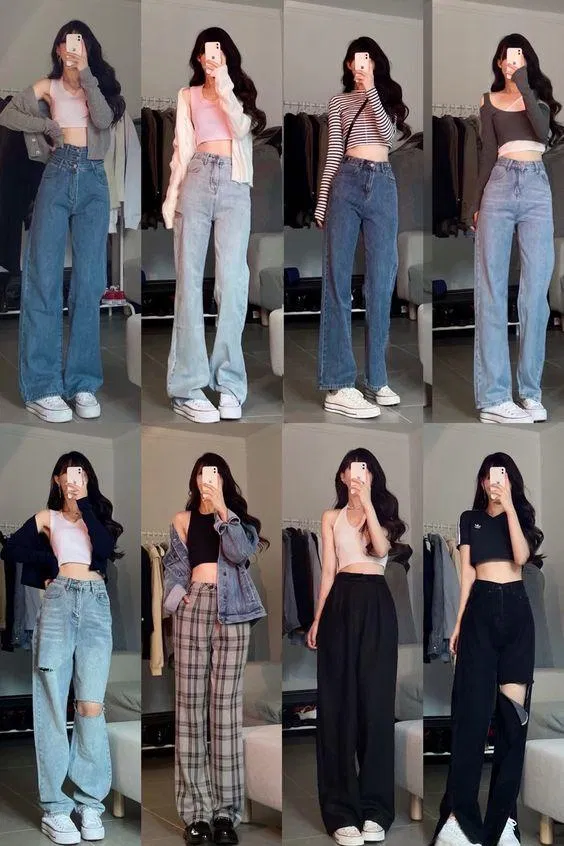 Những mẫu áo croptop được khá nhiều bạn trẻ "săn đón" thời gian gần đây (Ảnh: Pinterest)
