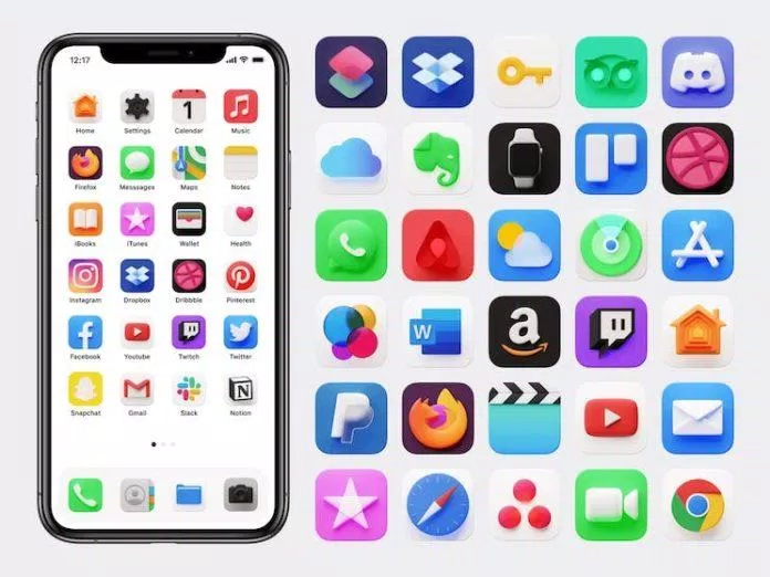 Các icon ứng dụng thường dùng trên iOS (Ảnh: Internet)