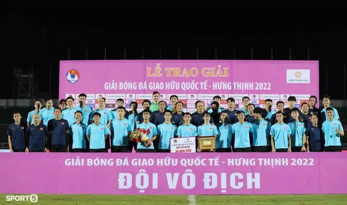 Đội tuyển Việt Nam giành chức vô địch đầy thuyết phục (Ảnh: Sport5)