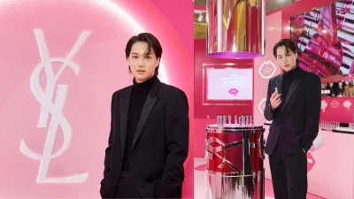 Chàng thơ nội địa trong event đầu tiên với YSL Beauty. (Ảnh: internet)