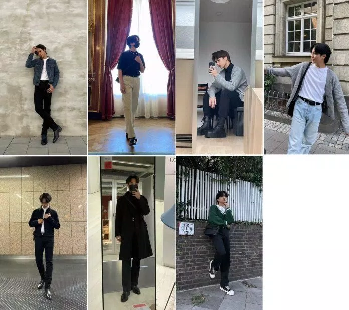 Anh chàng đã học theo phong cách thời trang của các thành viên BTS từ V, Jimin, Jungkook....(Ảnh: Internet) Anh chàng đã học theo phong cách thời trang của các thành viên BTS từ V, Jimin, Jungkook....(Ảnh: Internet)