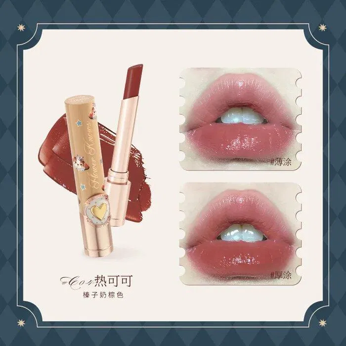 Son satin Flower Knows Circus Series - màu C04: Hot CaCao (Ảnh: internet)