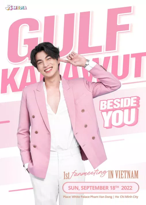 Fanmeeting tại Việt Nam đầu tiên của Gulf Kanawut ( nguồn ảnh: pinterest)
