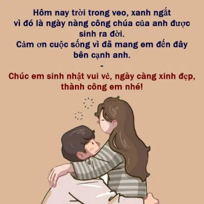 Lời chúc mừng sinh nhật ngọt ngào dành cho bạn gái (Ảnh: Internet)