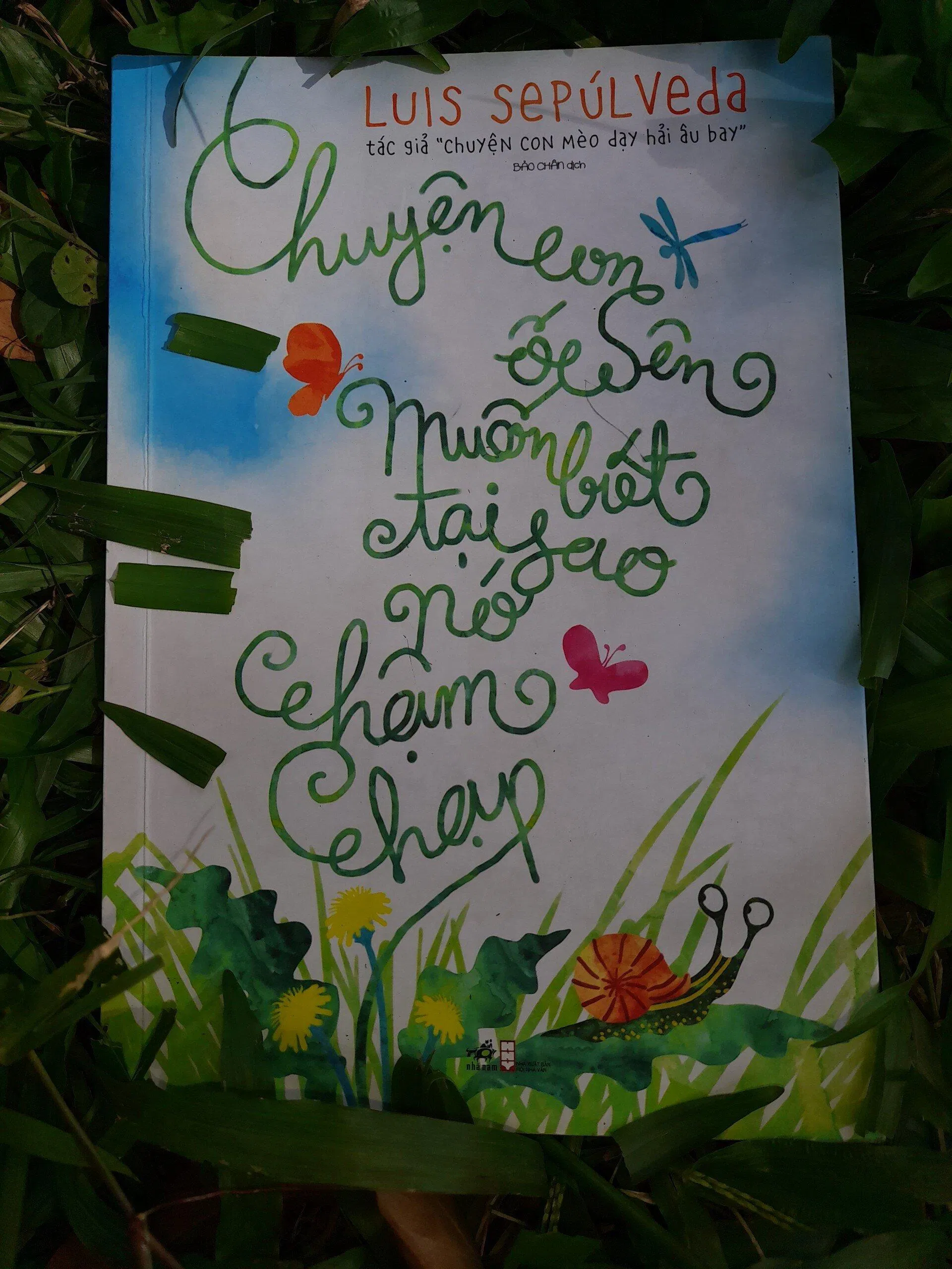 Hình ảnh bìa trước cuốn sách "Truyện Con Ốc Sên Muốn Biết Tại Sao Nó Chậm Chạp". (Nguồn: BlogAnChoi).