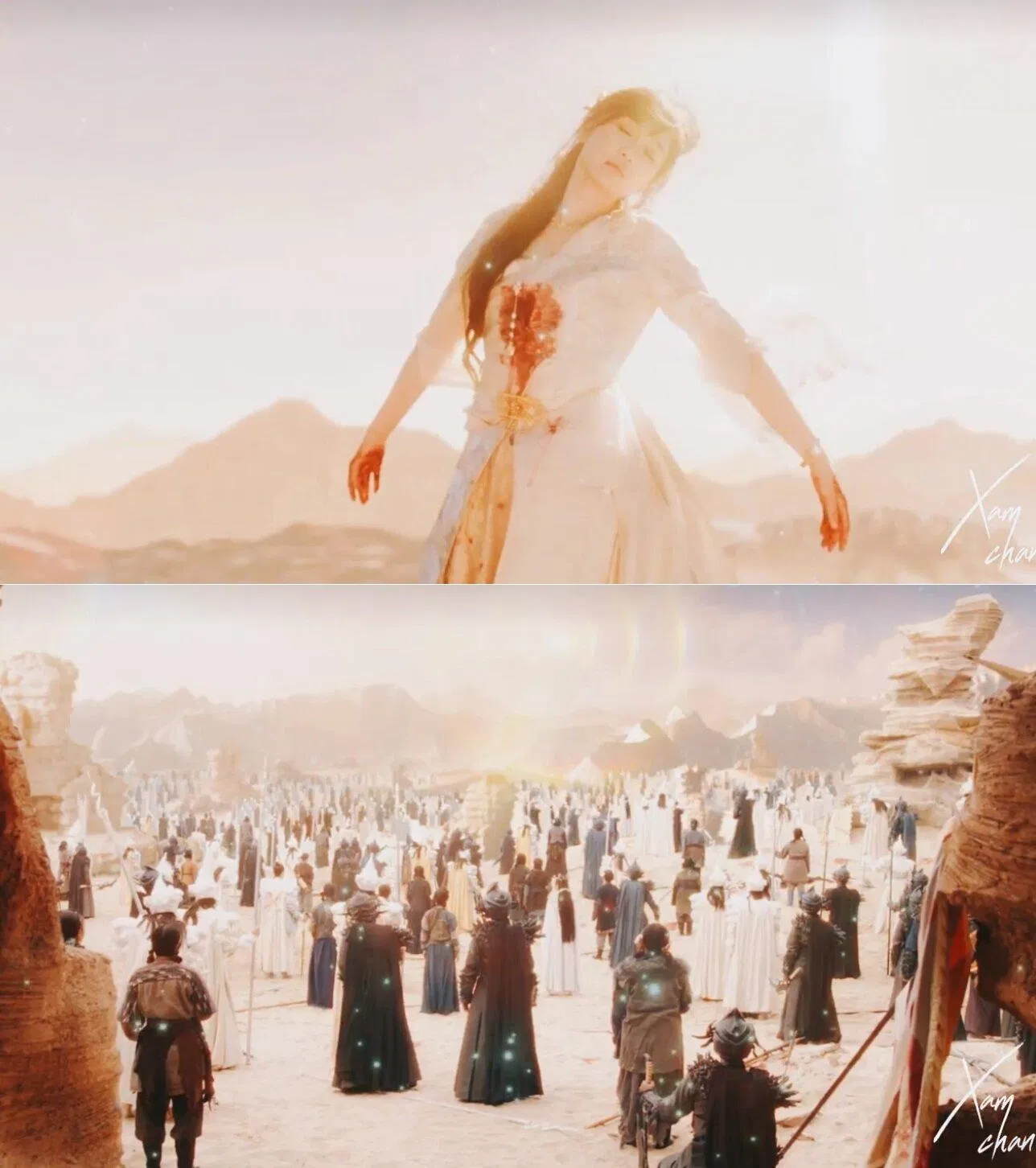 Hoa Lan Nhỏ đã hi sinh cho cả tam giới. (Ảnh: Internet)