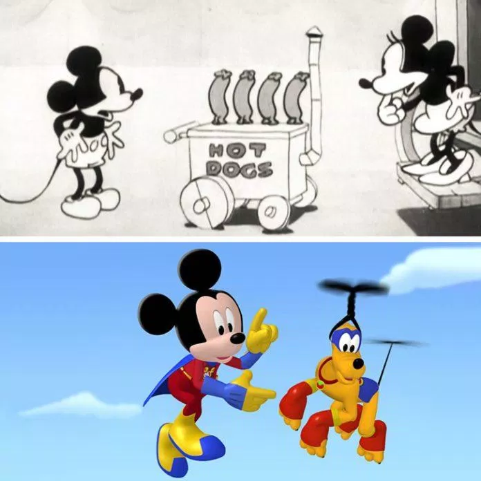 Các nhân vật hoạt hình của Disney (Ảnh: Internet)