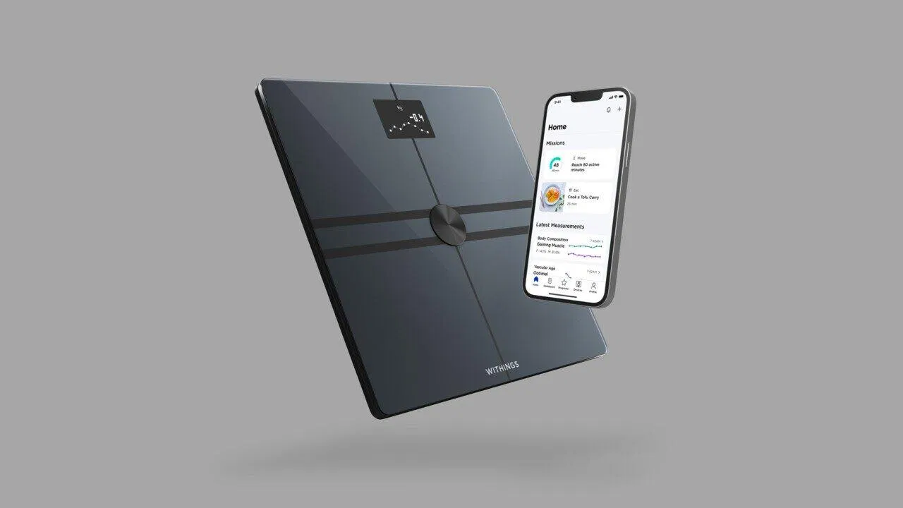 Cân Withings Body Comp (Ảnh: Internet) Cân Withings Body Comp (Ảnh: Internet)