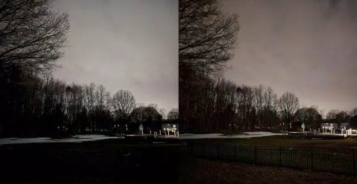 Galaxy S22 Ultra có khả năng chụp ảnh trong điều kiện thiếu sáng tốt hơn (ảnh bên phải) (Ảnh: Internet)
