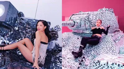 Jennie và chiếc xe tăng kim cương (Nguồn: Internet)