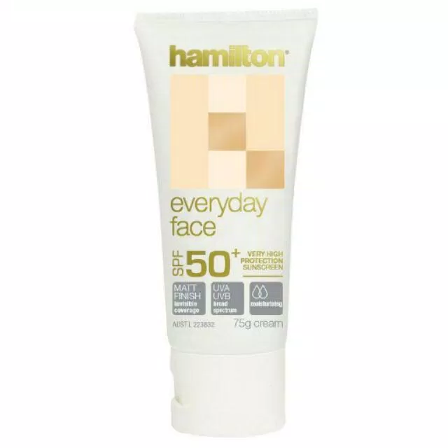 Kem chống nắng Hamilton Everyday Face SPF 50+ (nguồn: Internet)