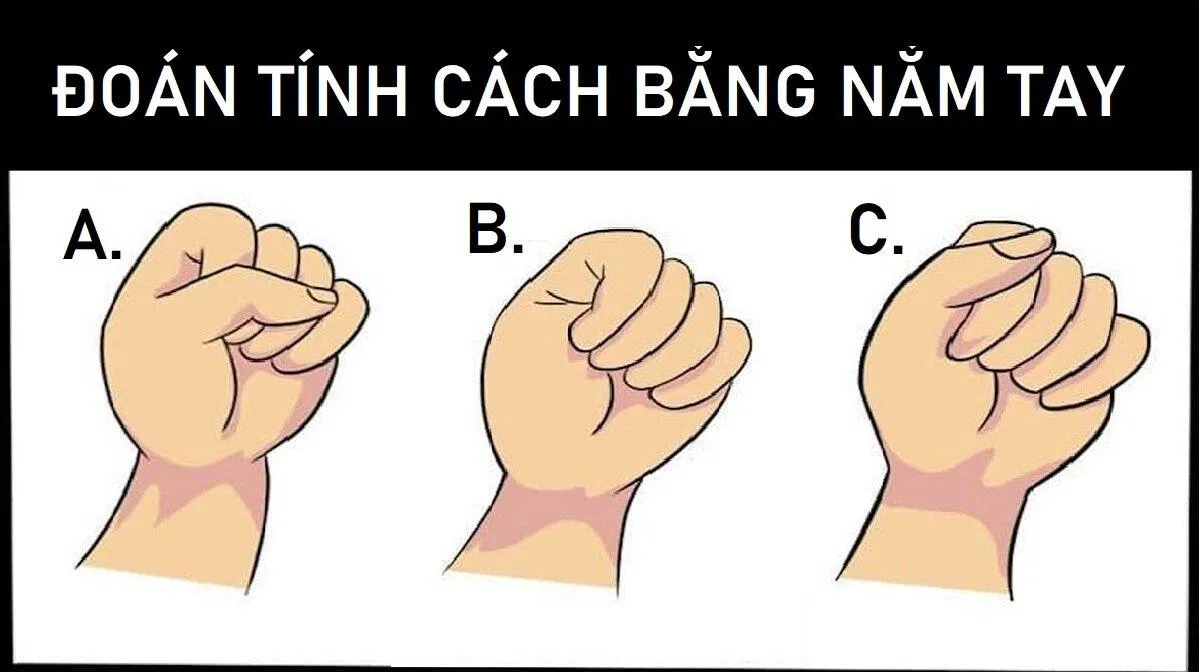Kiểm tra tính cách: Nắm bàn tay lại để biết bạn là người thế nào (Ảnh: Internet) Kiểm tra tính cách: Nắm bàn tay lại để biết bạn là người thế nào (Ảnh: Internet)