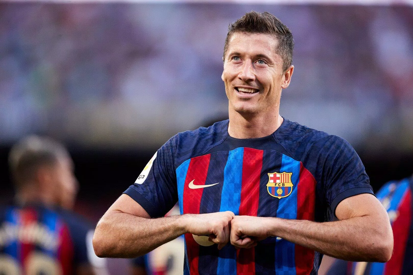 Lewandowski bùng nổ tại Barca, 2 trận ghi 8 bàn thắng (Ảnh: Internet)