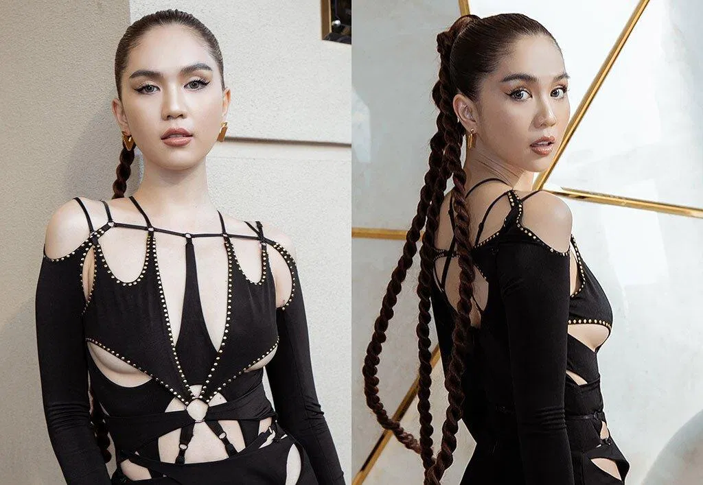 Váy cắt xẻ quyến rũ nhưng không hợp với đám cưới