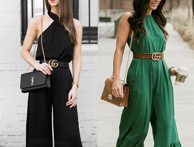 Jumpsuit quần dài là item được nhiều tín đồ thời trang lựa chọn khi tham dự tiệc cưới