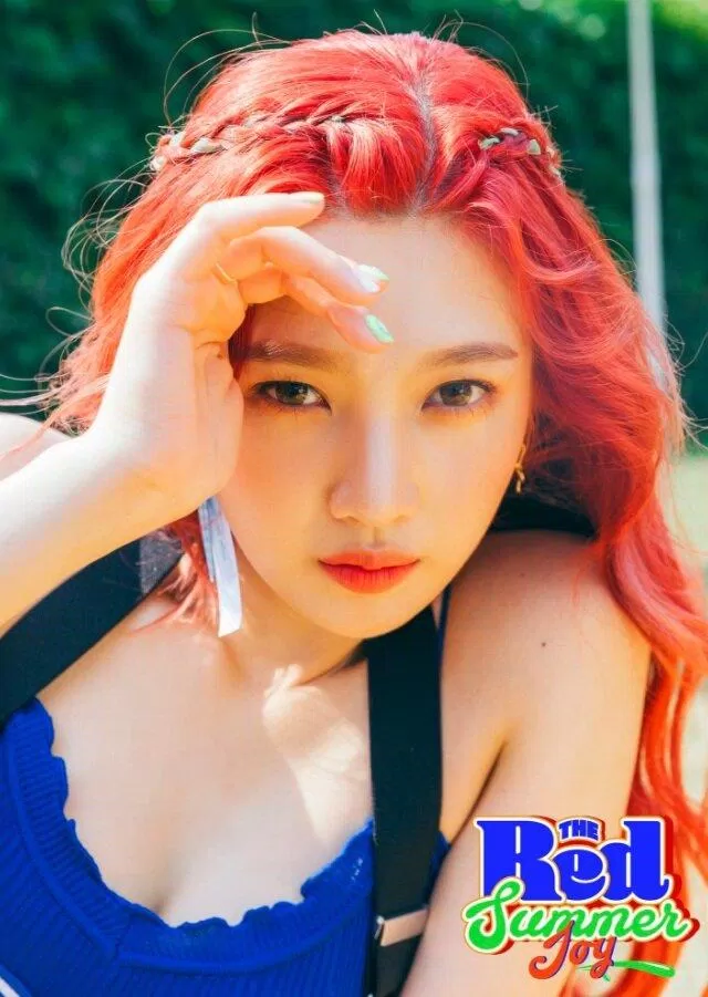 Red Velvet Joy - Màu tóc nhuộm đỏ rực (Ảnh: Internet)