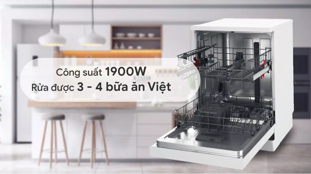 Máy rửa bát Whirlpool WFE 2B19 (Ảnh: Internet)