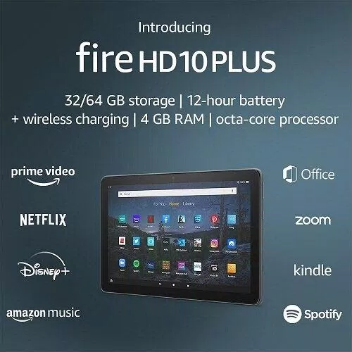 Máy tính bảng Fire HD 10 Plus (Ảnh: Internet) Máy tính bảng Fire HD 10 Plus (Ảnh: Internet)