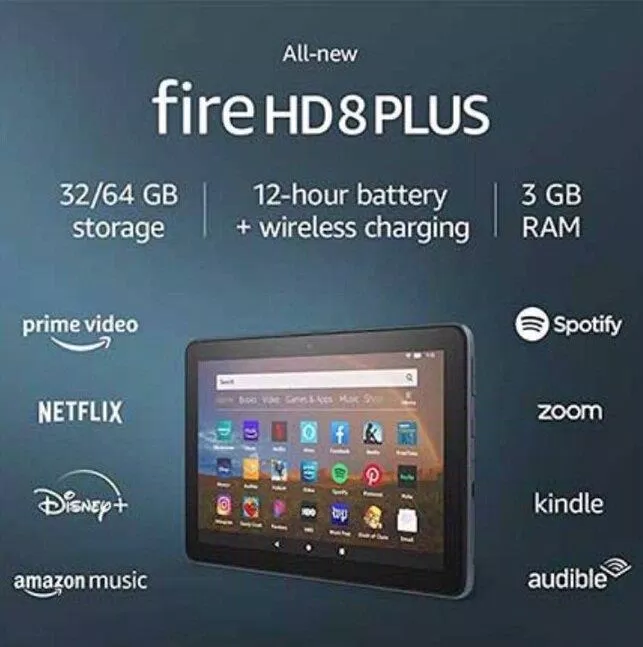 Máy tính bảng Fire HD 8 Plus (2020) (Ảnh: Internet)