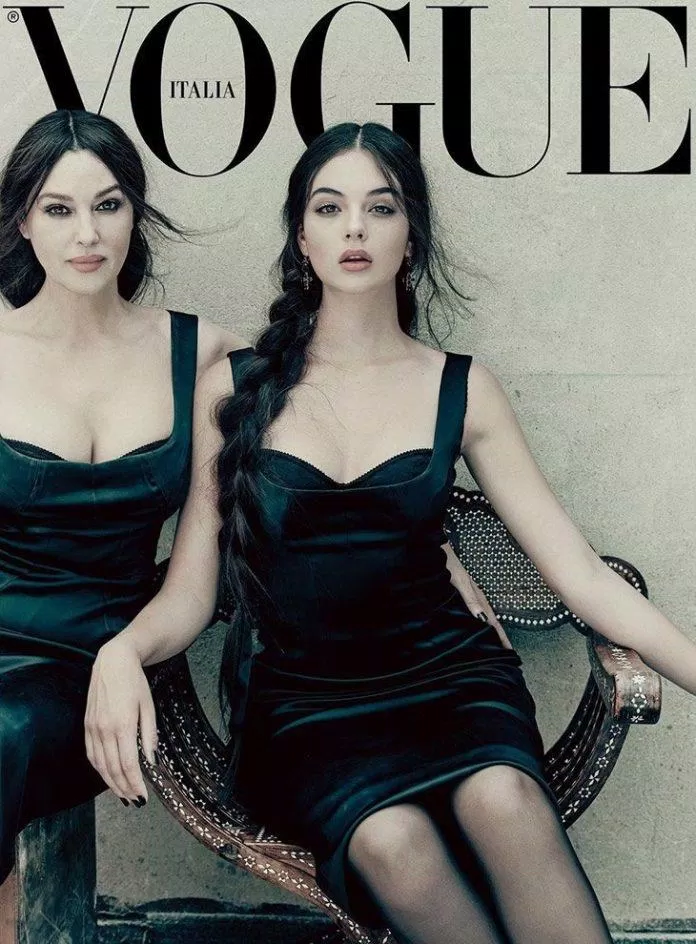 Monica Bellucci và con gái Deva cùng lên bìa tạp chí Vogue (Ảnh: Internet)
