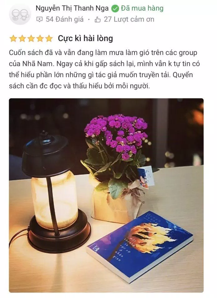 Nhận xét của độc giả trên Tiki Trading (Ảnh: BlogAnChoi). Nhận xét của độc giả trên Tiki Trading (Ảnh: BlogAnChoi).