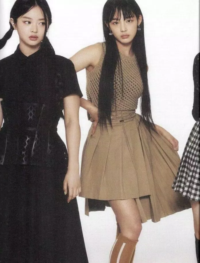 Minji mặc đồ Dior cho một bức ảnh gần đây (Ảnh: Internet)