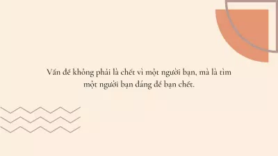 Tìm người bạn xứng đáng (Ảnh: BlogAnChoi).