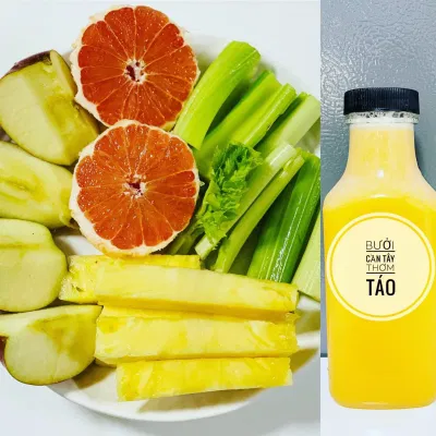 Nước ép bưởi, cần tây, thơm, táo giảm cân nhanh trong 7 ngày (Ảnh: internet) Nước ép bưởi, cần tây, thơm, táo giảm cân nhanh trong 7 ngày (Ảnh: internet)