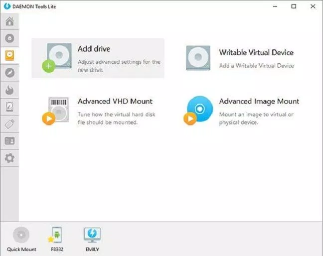 Phần mềm Daemon Tools từng phổ biến trên máy tính Windows (Ảnh: Internet)