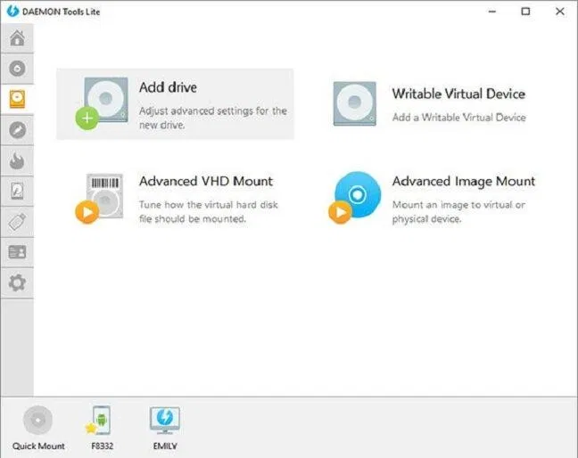 Phần mềm Daemon Tools từng phổ biến trên máy tính Windows (Ảnh: Internet) Phần mềm Daemon Tools từng phổ biến trên máy tính Windows (Ảnh: Internet)