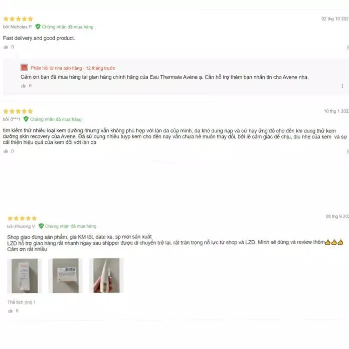 Một vài đánh giá của khách hàng về sản phẩm trên Lazada (Ảnh: BlogAnChoi)