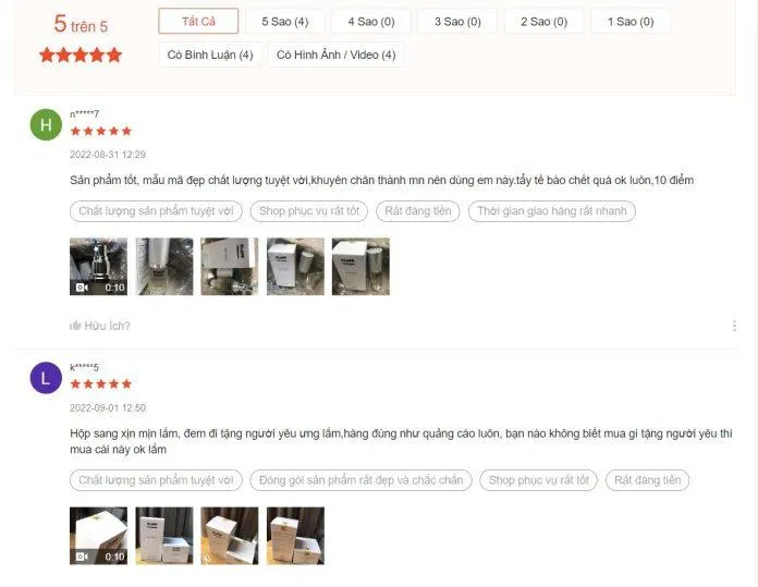 Đánh giá của người dùng về sản phẩm (phamngocanh) Đánh giá của người dùng về sản phẩm (phamngocanh)