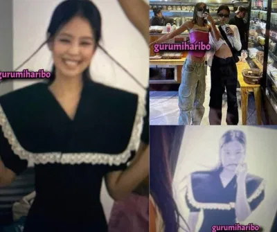 Hình ảnh bị leak của Jennie trong chuyến đi tới LA gần đây (Ảnh: @twocanplay_)