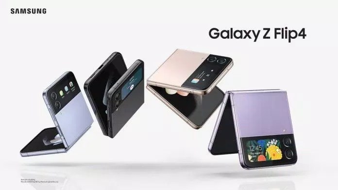 Điện thoại màn hình gập Samsung Galaxy Z Flip 4 (Ảnh: Internet) Điện thoại màn hình gập Samsung Galaxy Z Flip 4 (Ảnh: Internet)